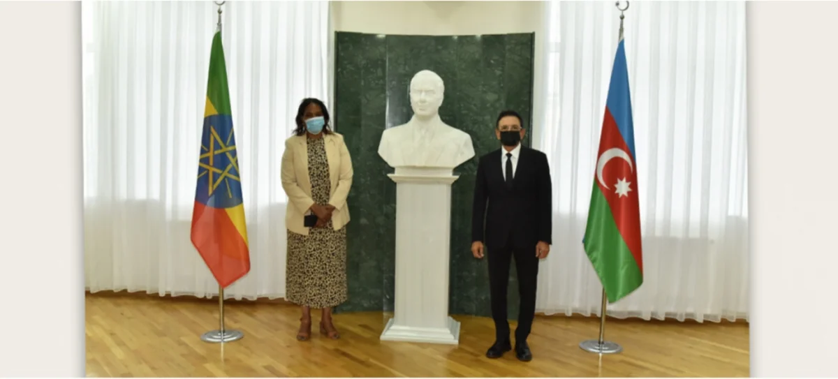 Mədət Quliyev Efiopiyanın müdafiə nazirinin müavini ilə görüşüb