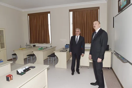 President Ilham Aliyev inaugurated secondary school 6 in Garakhanbayli administrative district, Nakhchivan