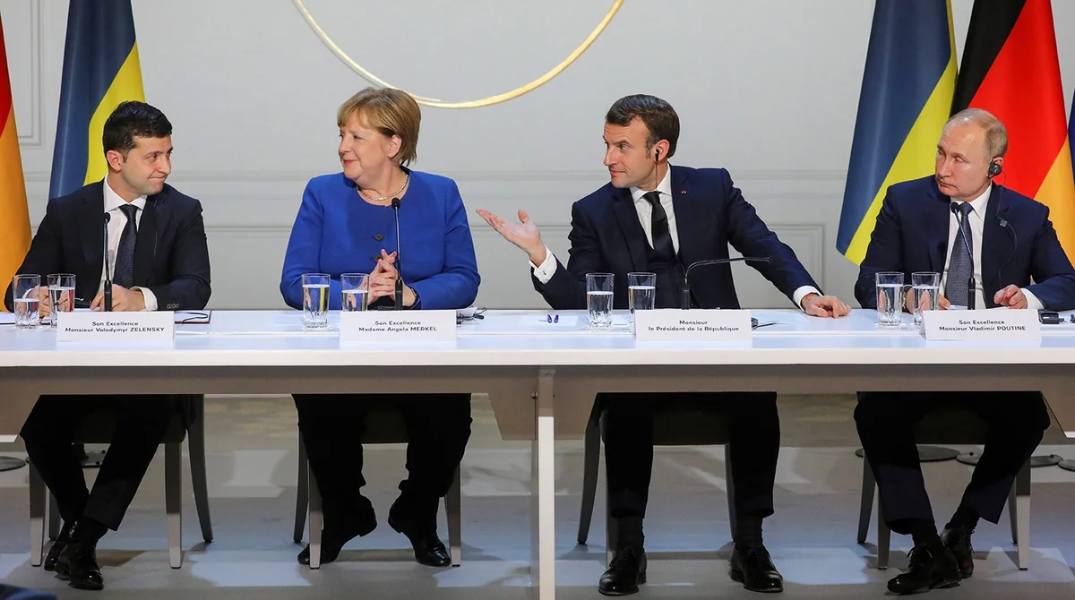 “Normand dördlüyü” liderləri mətbuat konfransı keçiriblər