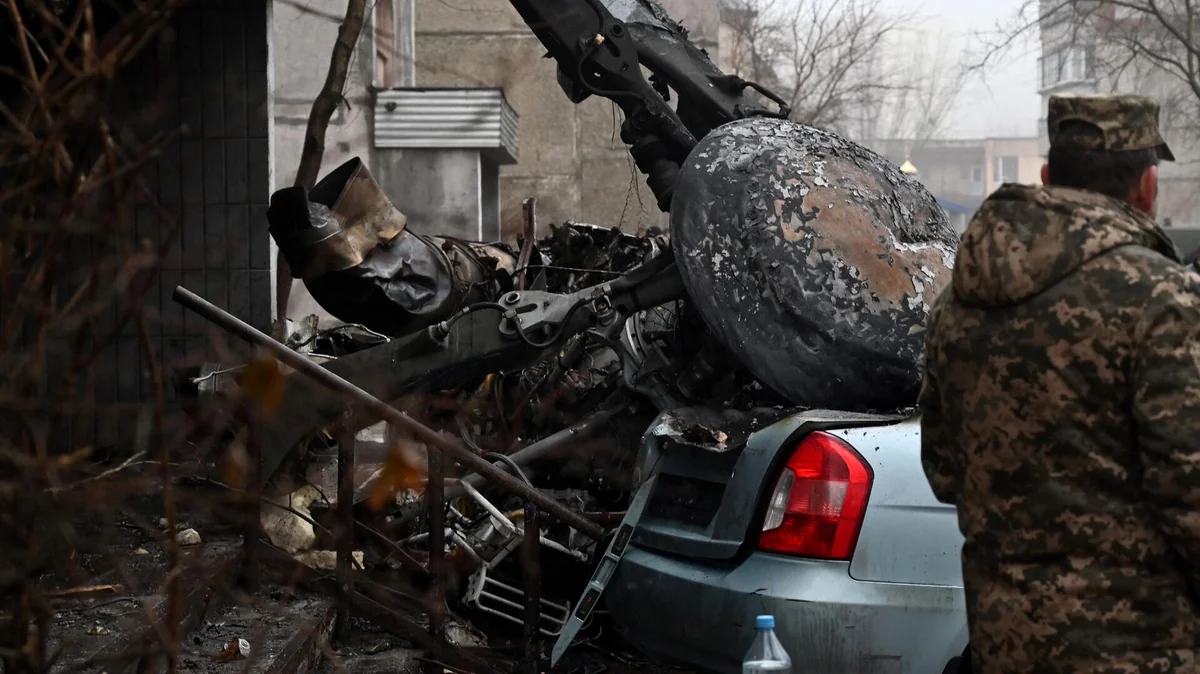 Investigation into helicopter crash involving interior minister on board completed in Ukraine