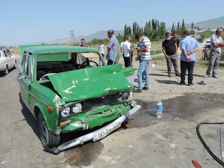 Ağsuda yol qəzası baş verib, xəsarət alanlar var