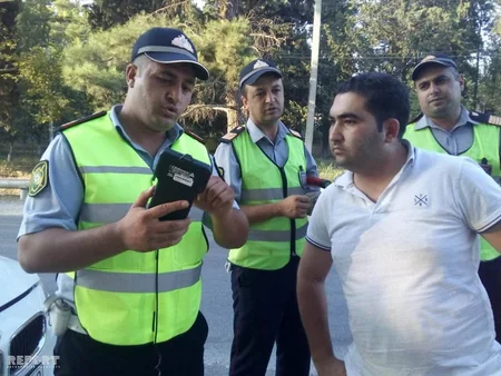 Mingəçevirdə Təmiz hava aylığı çərçivəsində sürücülərə qarşı reyd keçirilib - FOTO