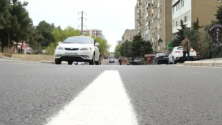 Bakıda daha bir küçədə təmir işləri başa çatıb - VİDEO/FOTO