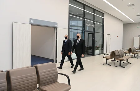 Ilham Aliyev attends opening of Citizen Reception Center of Presidential Administration 