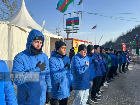 Protest rally on Khankandi-Lachin road enters its 118th day