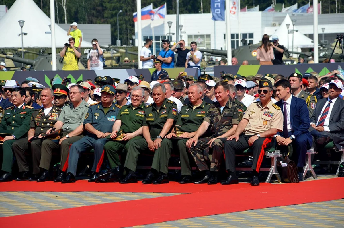 Zakir Hasanov participates in opening ceremony of International Army Games-2018 competitions