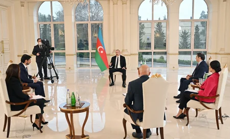 Prezident İlham Əliyev yerli televiziya kanallarına müsahibə verib - YENİLƏNİB