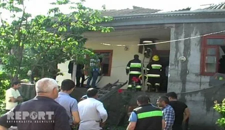 ​İmişli rayonunda 6 otaqlı ev yanıb - FOTO