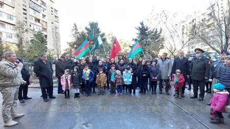 Xüsusi Təyinatlı Qüvvələrin şəhid zabitinin adına xatirə bulağının açılışı olub