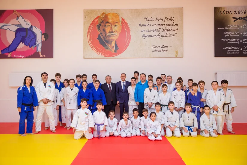 ACF prezidenti Zaqatalada təmir edilmiş cüdo zalına baxış keçirib