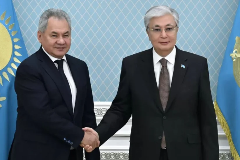 Kazakh president explores co-op and regional security with Sergey Shoygu