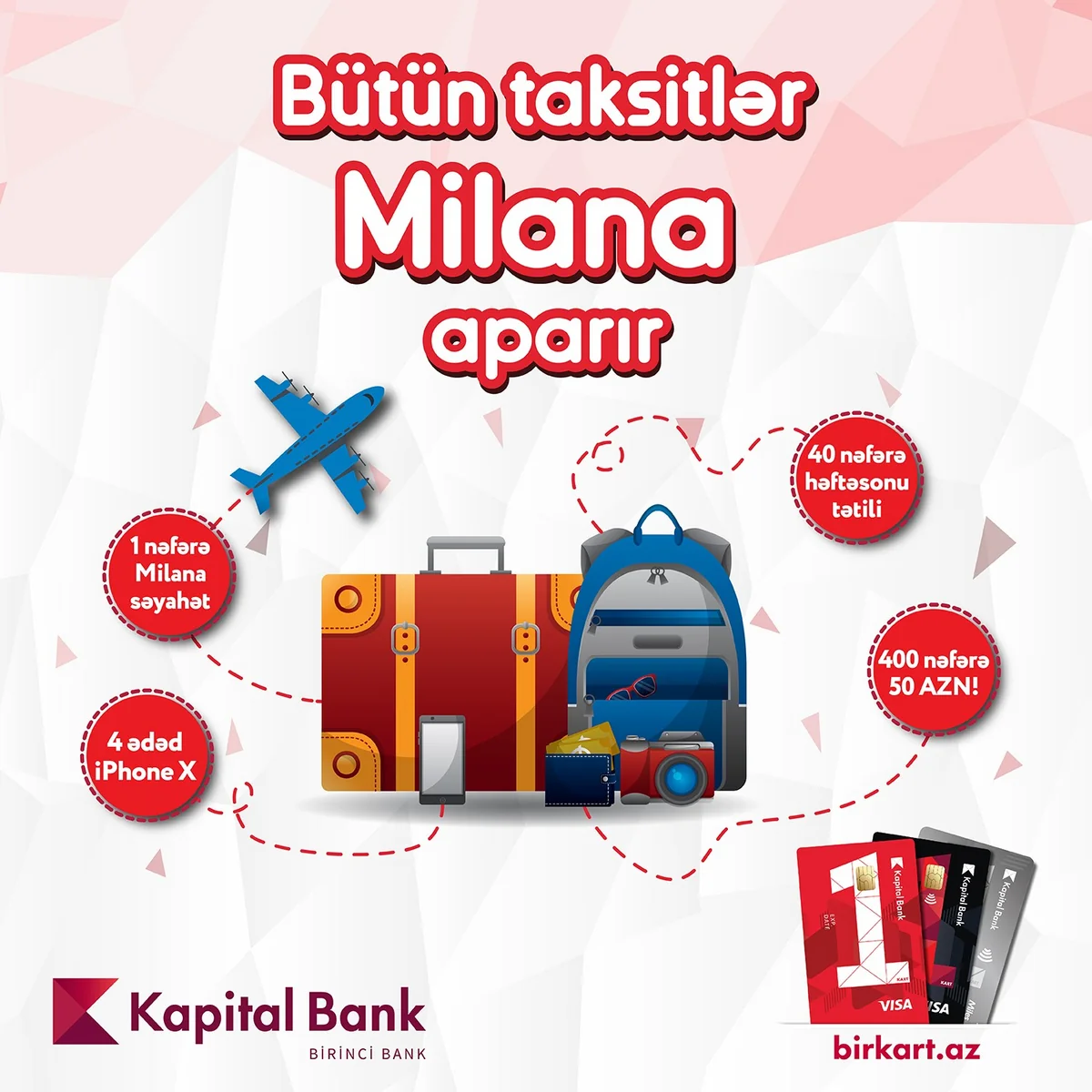 Клиент Kapital Bank выиграл поездку в Милан