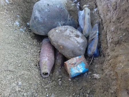 Goranboyda 3 ədəd partlamamış hərbi sursat aşkarlanıb