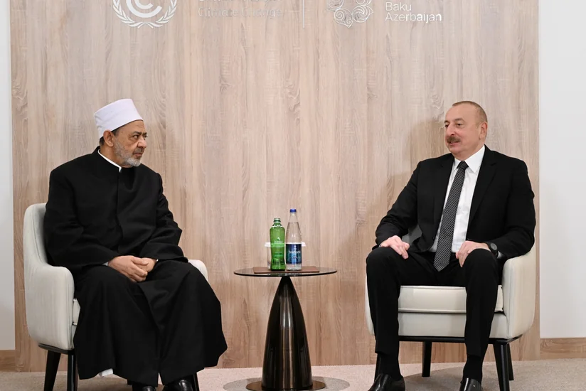 President Ilham Aliyev meеts with Grand Imam of Al-Azhar Al-Sharif