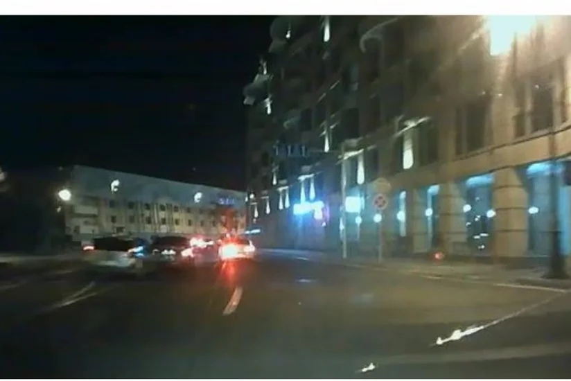 Bakıda ağır yol qəzasının görüntüləri - VİDEO