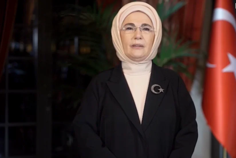 Əminə Ərdoğan Yelena Zelenskiyə videomüraciət göndərib