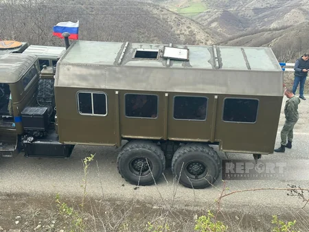 По дороге Ханкенди-Лачын беспрепятственно проехали 83 автомобиля миротворцев
