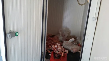 Bərdədə 110 kilo at əti satışının qarşısı alınıb - FOTO