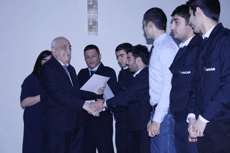 SOCAR-ın təlim mərkəzində 79 fəhləyə sertifikatlar verilib
