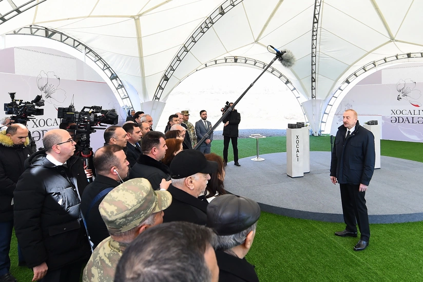 President: 'Our presence in Khojaly means a complete restoration of historical justice'