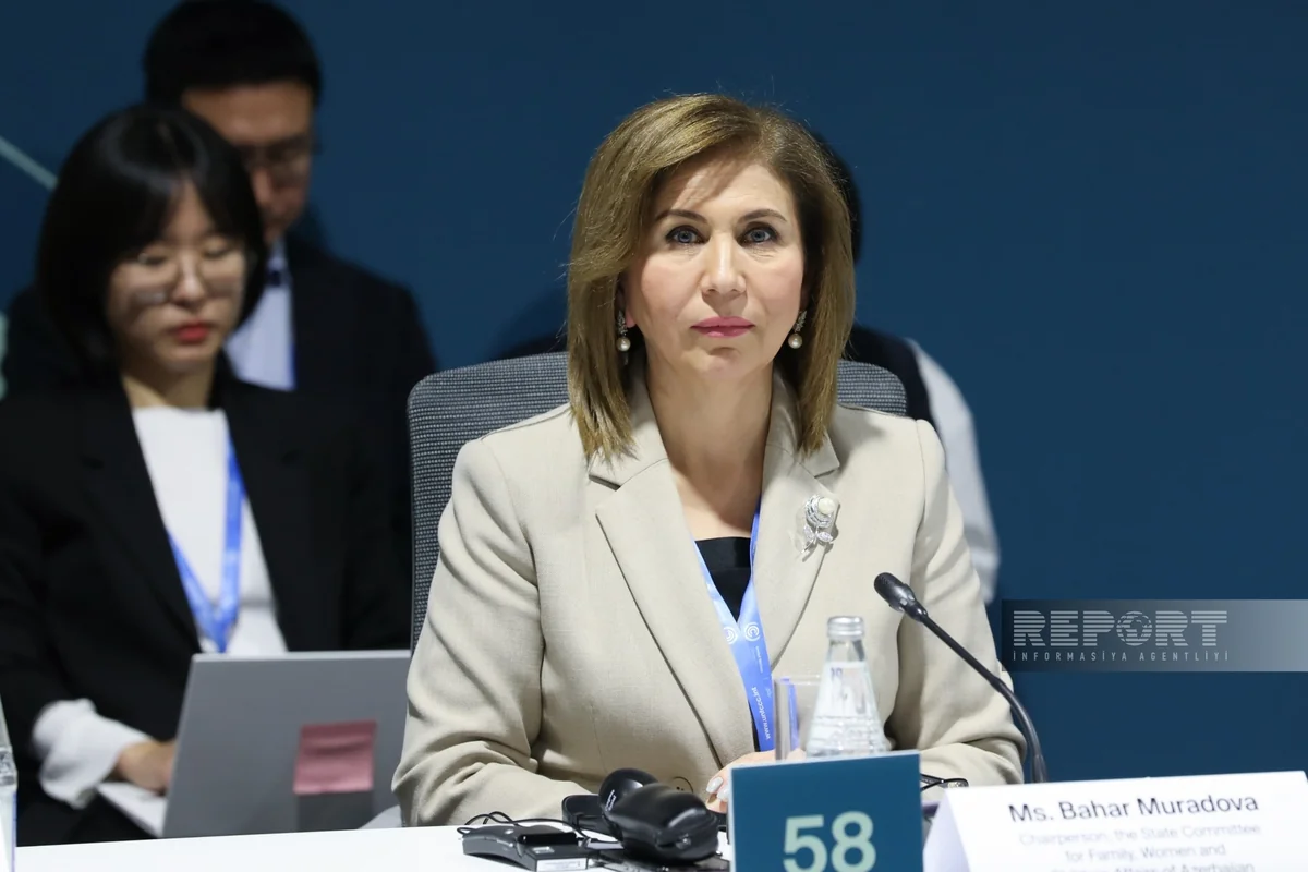Bahar Muradova: Uşaqların kifayət qədər təmiz içməli suya çıxışının təmin edilməsi vacibdir