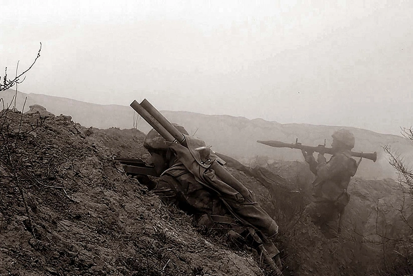 Azerbaijani colonel explains how enemy's counterattack in direction of Horadiz was prevented