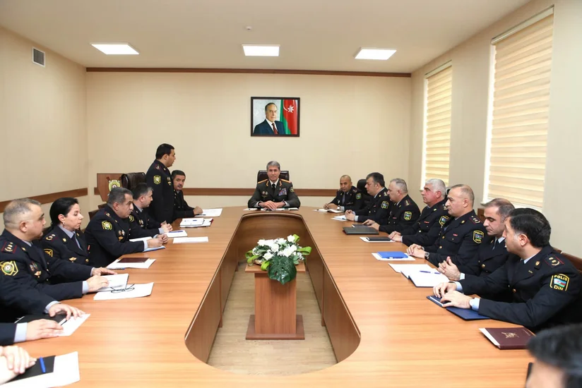 Vilayət Eyvazov İnterpolun Milli Mərkəzi Bürosunun yeni rəisini kollektivə təqdim edib