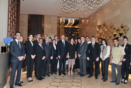 ​Prezident İlham Əliyev “İnturist” hotelinin açılışında iştirak edib