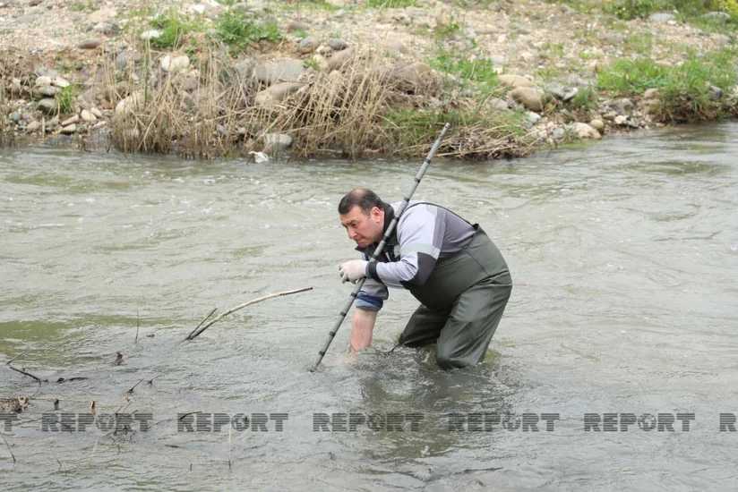 Azerbaijani media tour to regained district to monitor river polluted by Armenia