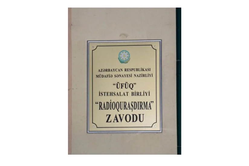 “Radioquraşdırma zavodu”nun direktoru dəyişib