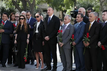President attended opening of a monument to world-famous singer Rashid Behbudov - UPDATED