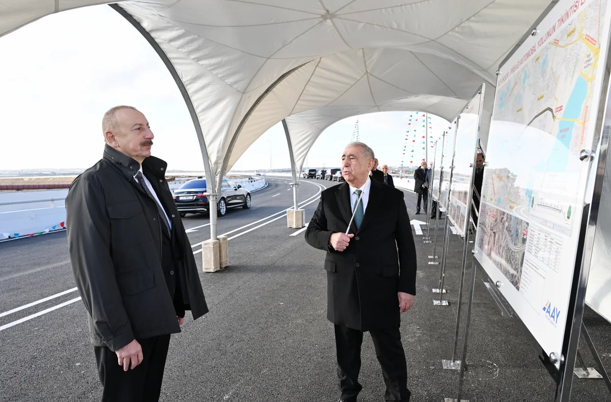 Prezident İlham Əliyev Böyükşor-Pirşağı yeni avtomobil yolunun açılışında iştirak edib - YENİLƏNİB