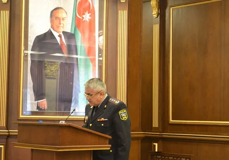 Bakı Şəhər Baş Polis İdarəsində Qələbə Günü qeyd olunub