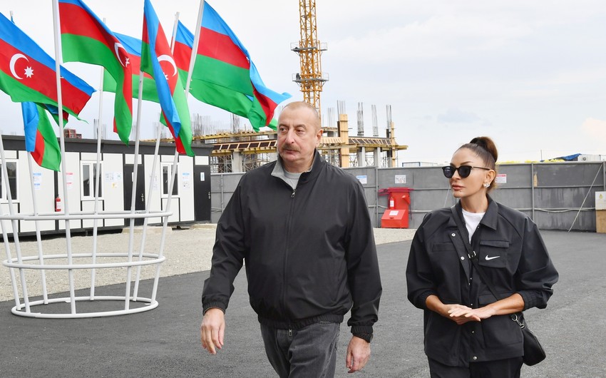İlham Əliyev və Mehriban Əliyeva Xocavənd və Füzuli rayonlarına səfər ediblər - YENİLƏNİB