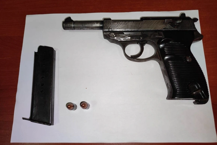 Samuxda keçmiş məhkumda odlu silah aşkarlanıb - FOTO