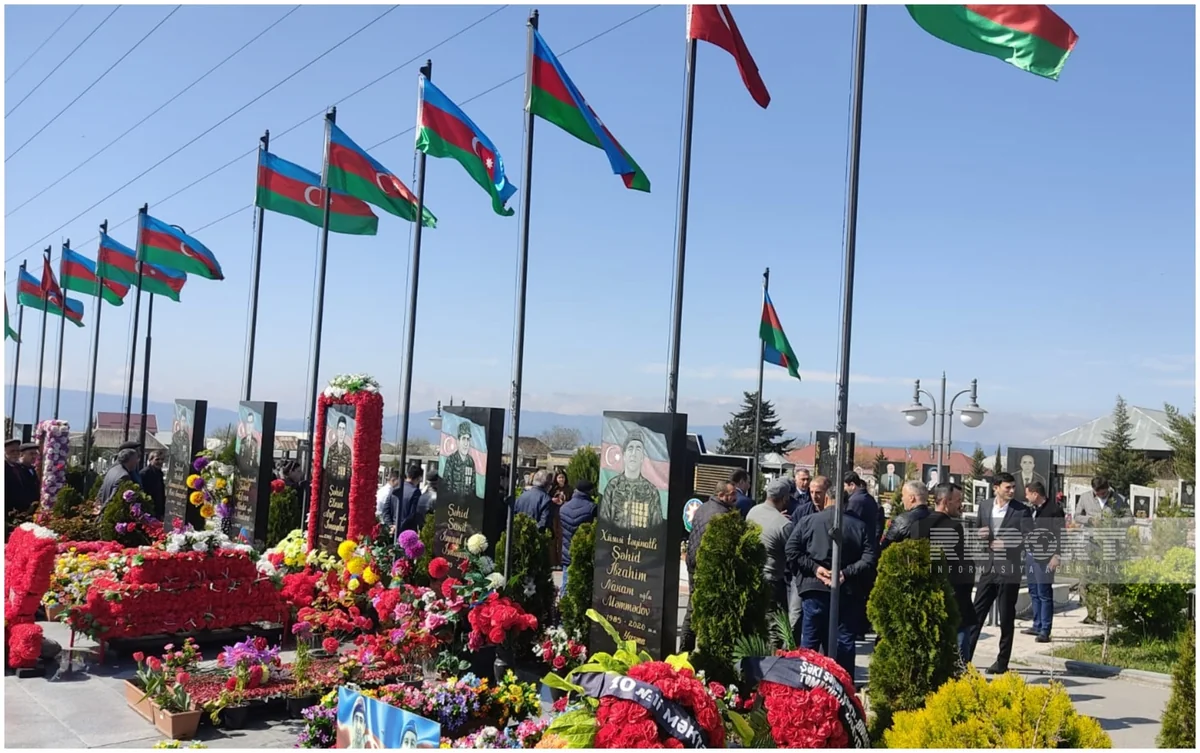 Şəkidə Aprel döyüşləri şəhidinin xatirəsi anılıb