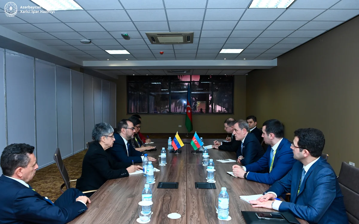 Azerbaijani FM holds talks with Venezuelan counterpart