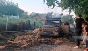 В Джалилабаде дотла сгорел груженный тюками сена ГАЗ-53