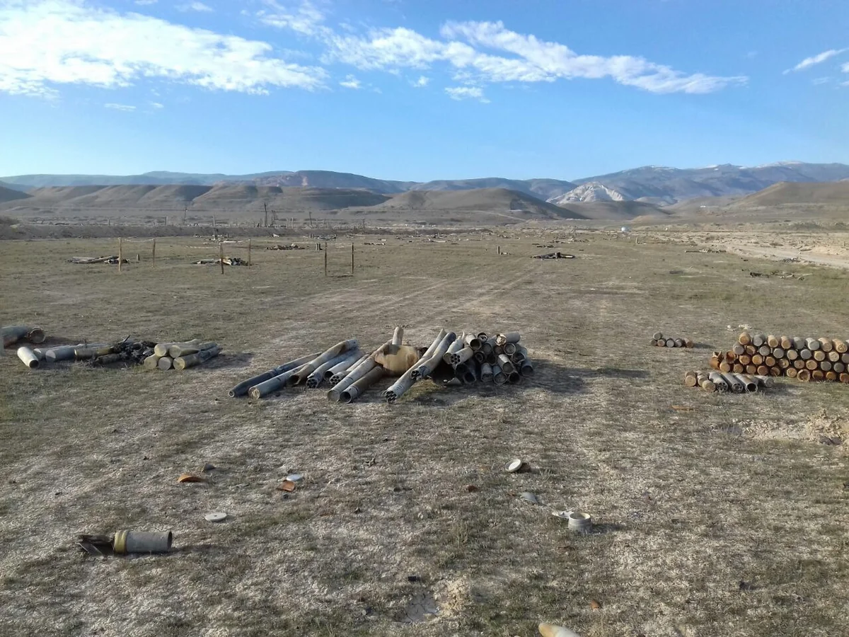 Xızıda daha 193 ədəd partlamamış hərbi sursat aşkarlanıb