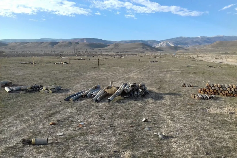 Xızıda daha 193 ədəd partlamamış hərbi sursat aşkarlanıb