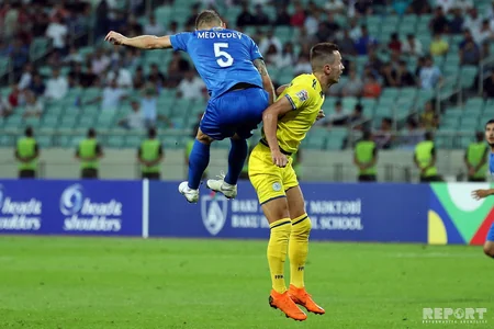 Azərbaycan yığması UEFA Millətlər Liqasındakı ilk oyununda heç-heçə edib - FOTOREPORTAJ