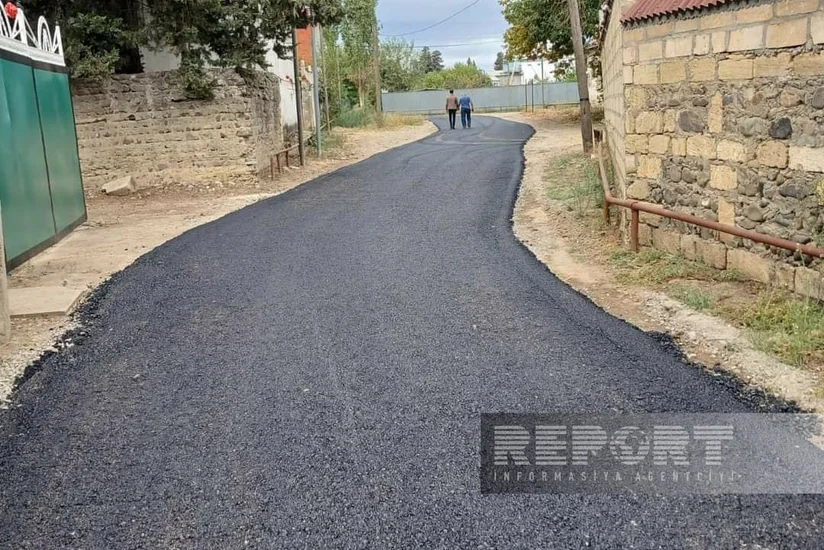 Cəlilabadın Göytəpə şəhərinin 7 küçəsində asfaltlanma işləri aparılıb