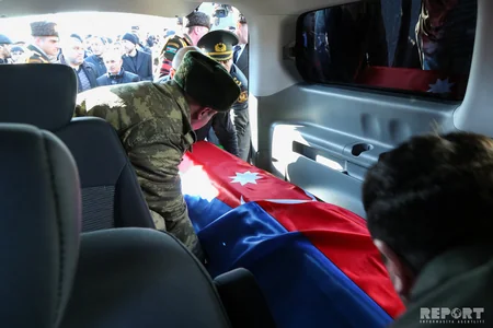Farewell ceremony with martyred Chingiz Gurbanov completed - UPDATED -2