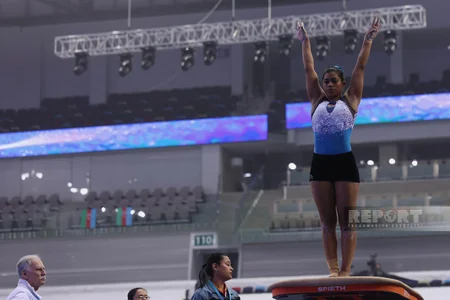Milli Gimnastika Arenasında Dünya Kubokunun açılış mərasimi keçirilib