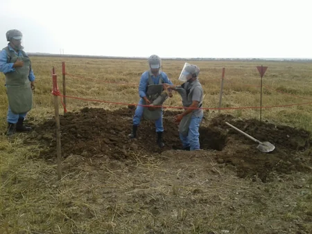 ​ANAMA 2 ədəd partlamamış hərbi sursat aşkar edib