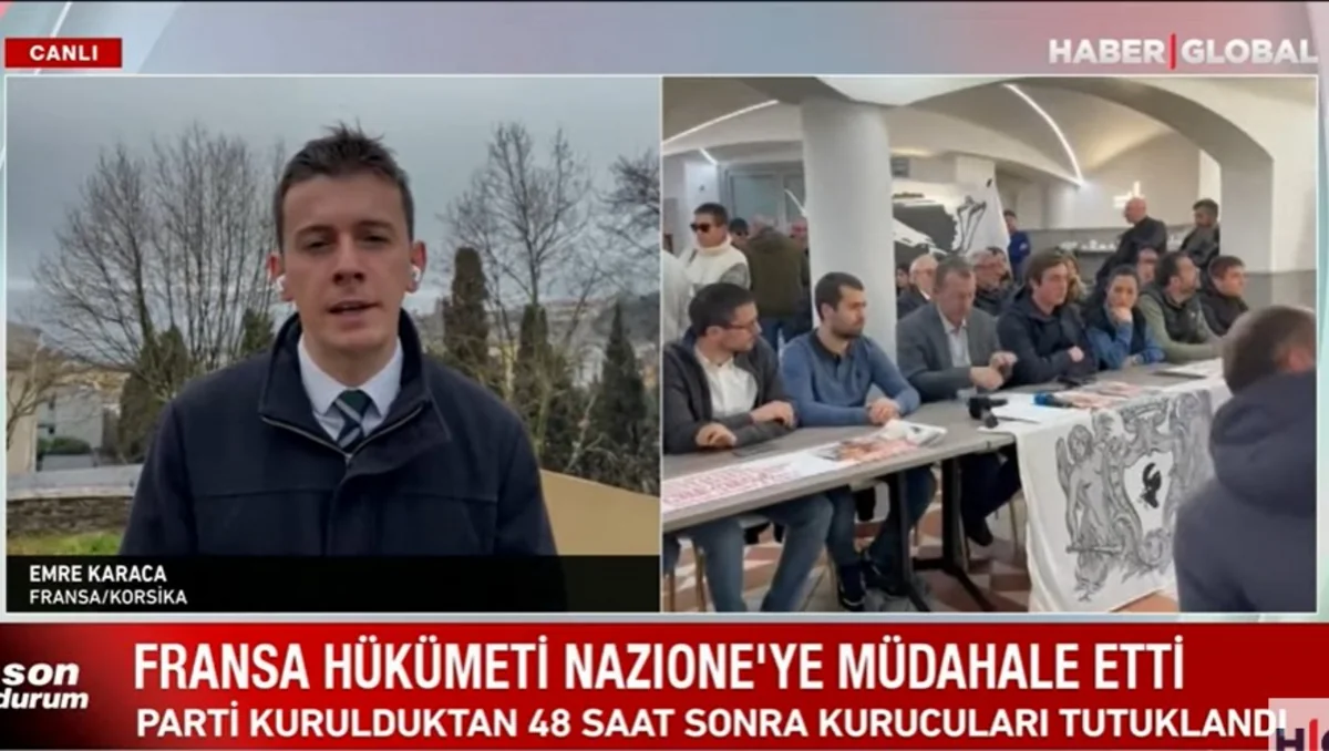 Haber Global Korsikadakı son hadisələrlə bağlı süjet hazırlayıb - VİDEO