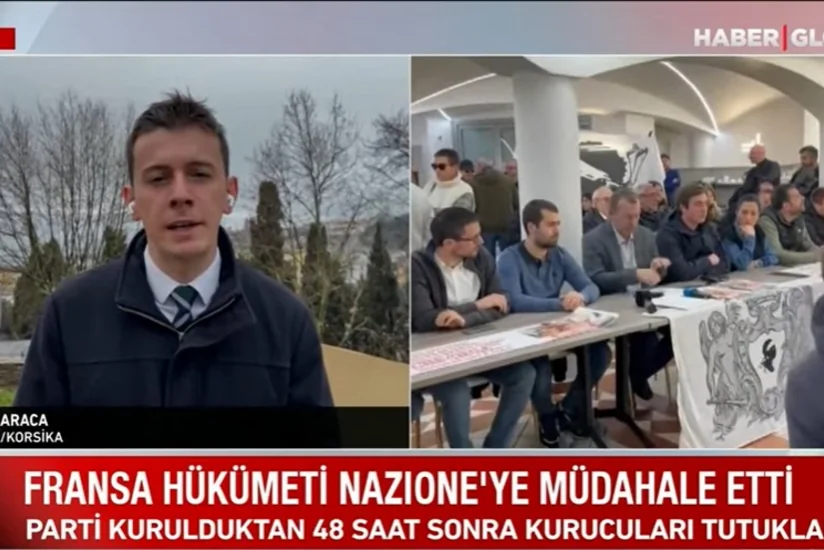 Haber Global Korsikadakı son hadisələrlə bağlı süjet hazırlayıb - VİDEO