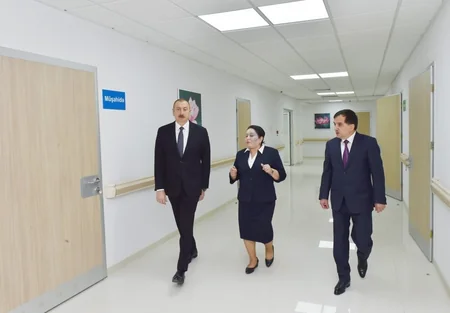 Qazax Rayon Mərkəzi Xəstəxanası istifadəyə verildi - FOTO
