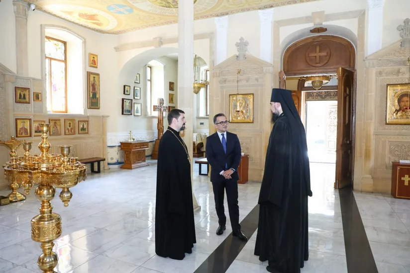 Dövlət Komitəsinin sədri  “Müqəddəs Jen-Mironosits” rus pravoslav kilsəsində olub