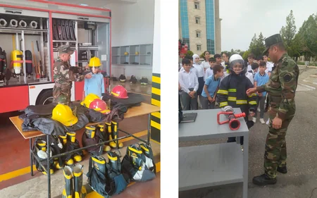 Naxçıvan FHN-də şagirdlər üçün “açıq qapı” günü keçirilib